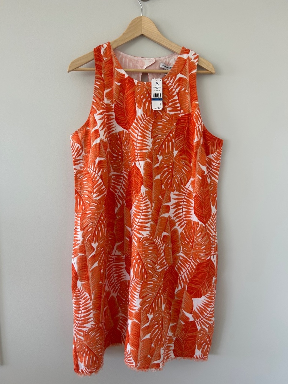 Tommy Bahama Sport Fondly Fan Linen Dress XL
